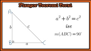 PİSAGOR TEOREMİ KARŞITI İSPATI [upl. by Featherstone355]