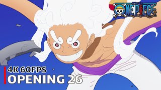 One Piece  Opening 26 【Uuuuus】 4K 60FPS  CC [upl. by Eural]