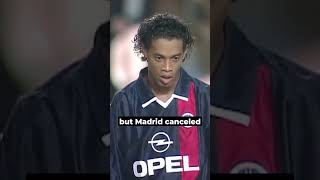 Ronaldinho was rejected by Real Madrid [upl. by Dorothi19]