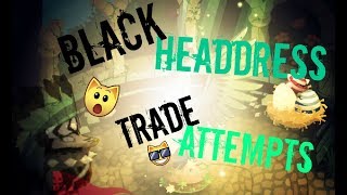 Black Headdress Trade Attempts 2018 Animal Jam [upl. by Sinnod]