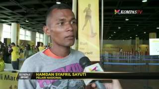 2 Pelari Nasional Bersaing di Maybank Bali Marathon 2016 [upl. by Ultann]