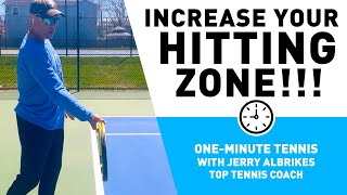 Increase Your Tennis Hitting Zone [upl. by Coad544]