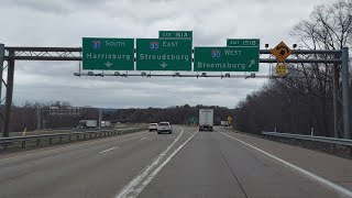 Driving from I81 in Wilkes Barre to I80 in Drums Pennsylvania [upl. by Anyel]