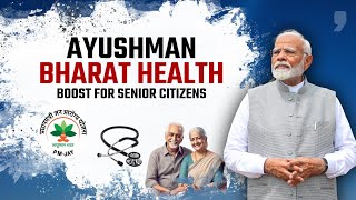 Who Will Benefit From the Ayushman Bharat Insurance Cover for Senior Citizens  News9 Plus Decodes [upl. by Elletse]