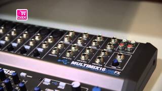 NAMM 2013 Alesis Multimix 16 USB FX [upl. by Sicular476]