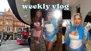 WEEKLY VLOG  London Days Pottery Painting and Halloween Party [upl. by Annot]