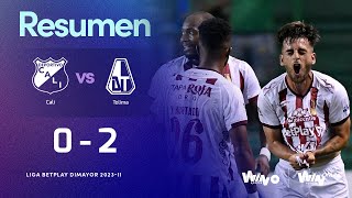 Cali vs Tolima resumen y goles  Liga BetPlay Dimayor 20232  Cuadrangulares  Fecha 4 [upl. by Anyk]