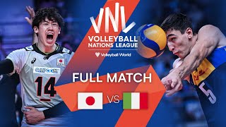 🇯🇵 JPN vs 🇮🇹 ITA  Full Match  Mens VNL 2022 [upl. by Neehahs986]