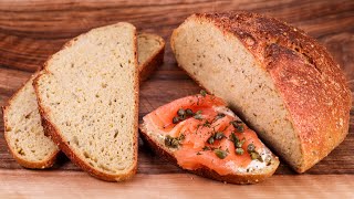 Nutritious Five Grain Semolina Bread w Soaker  Cold Bulk Fermentation Method [upl. by Jewelle]