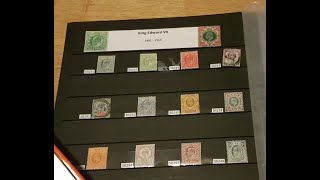 John Collects Stamps  Episode 17  King Edward VII stamps of Great Britain [upl. by Adlee402]