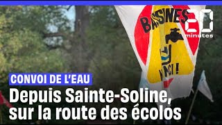 De SainteSoline à Paris sur la route du « convoi de leau » contre les mégabassines [upl. by Ekle]