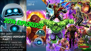 How To Beat The MCOC Side Quest Chroni Versary Part 1 2014 Paths 2 and 3 [upl. by Bruner]