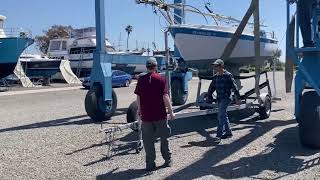 Taking my new 1963 Cal 20 sailboat to Napa Boat for DIY work [upl. by Faletti]