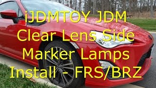 How To install iJDMTOY JDM Clear Lens Side Marker Lamps [upl. by Myers]