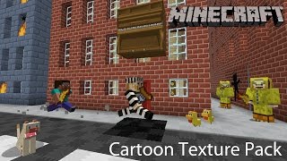 Minecraft Xbox Cartoon Texture Pack [upl. by Yrahk]