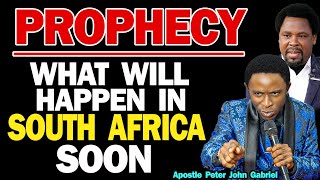 WHAT WILL HAPPEN IN SOUTH AFRICA SOON  PROPHECY prophecy testimonyofjesuschannel tbjoshua [upl. by Atinid]