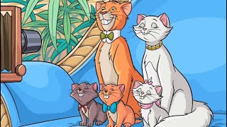 Happy Color App  Disney The Aristocats Part 13  Color By Numbers  Animated [upl. by Narual]