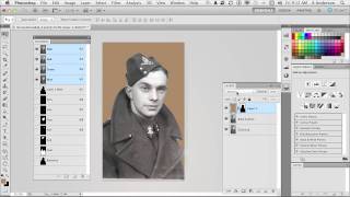 InfiniteSkills  Adding Color to a Grayscale Image  Photoshop Tutorial [upl. by Charlotta951]