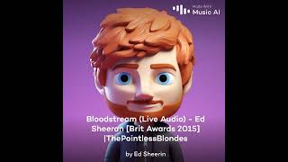 Ed Sheeran Bloodstream Intro Live Short 2014 Version [upl. by Eltsirc]