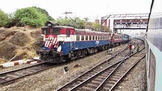 TRIPLET BANKERS  11067 Saket Express Arriving IGATPURI [upl. by Ned]