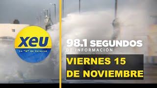 981 Segundos de información  Norte violento para Veracruz con rachas de hasta 105 kmh [upl. by Eada]