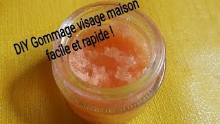 DIY gommage visage facile et efficace [upl. by Wanonah]