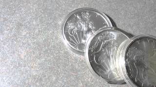 Stack pre2000 Silver Eagles [upl. by Bria]