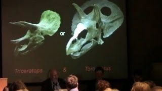 Are Torosaurus and Triceratops the same dinosaur smackdown at the Peabody [upl. by Faludi]