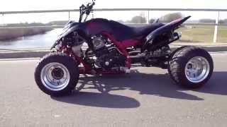 Tjobsters airbrushed Yamaha Raptor 700 734R Walkaround [upl. by Yasdnil908]