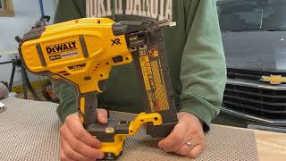 Dewalt 18ga Brad Nailer 1000 Nail Review DCN680 [upl. by Angus588]