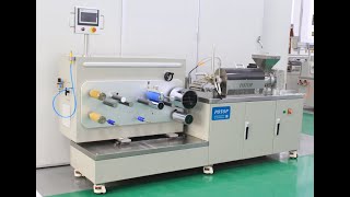 POTOP Small cast film machine for lab [upl. by Ycnahc221]