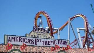 Knotts Berry Farm HD POV California [upl. by Yelnikcm]