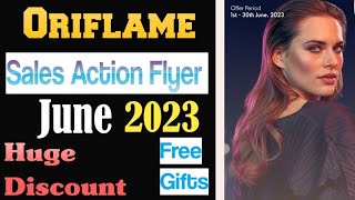 Oriflame Sales Action Offer June 2023  Oriflame Flyer June  Oriflame makeup flyer how [upl. by Gershom]