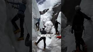 Climbers face sudden avalanche redddlong [upl. by Haley268]