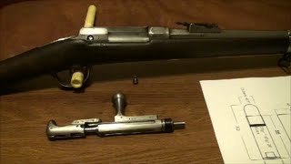 Needle Gun Chassepot Bolt Disassembly [upl. by Aivin]