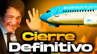 Milei AMENAZÓ ¿Aerolíneas Argentinas va a DESAPARECER [upl. by Jobey774]