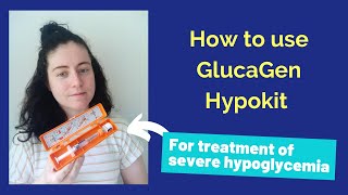 Type 1 Diabetic demonstrates GlucaGen Hypokit  Severe Hypoglycaemia [upl. by Drofub]