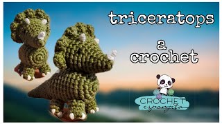 triceratops a crochet p1 [upl. by Lavinia]