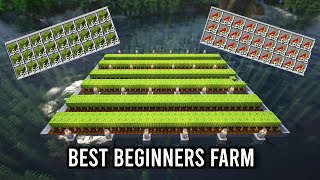 How to make Big and Easy Melon Farm in Minecraft [upl. by Ennaid227]