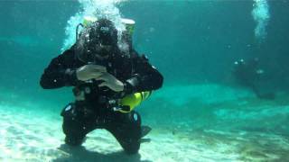 CCR diver training  BOOM excercise [upl. by Hernandez]