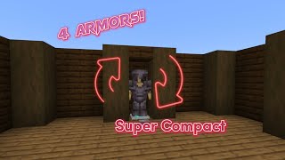 EASY Armor Stand Swapper 100 WORKING Minecraft 1204 TUTORIAL [upl. by Eisteb249]