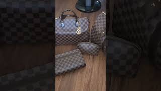 LV Damier Ebene Collection lv glorilla challenge fashion luxurybrand greenscreen [upl. by Llatsyrc]