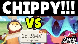 Chippy VS Crazed Shellbrute We Got A NEW RECORD AFK Journey [upl. by Aynosal]