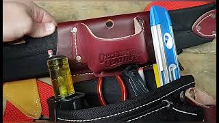 DIY Tool Belt Setup Occidental Leather B8064 Fastener Bag and B8018DB Tool Bag [upl. by Yelha574]