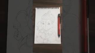 Ganesh chaturthi special 💐 Ganesh ji drawing 😍shorts drawing ganesh god [upl. by Normandy345]