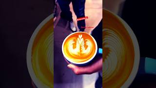 Rosetta latte Art coffeart coffeeart coffee latteart latte trending viralvideo hindisong [upl. by Andrea595]