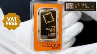 100g Valcambi Gold Bar I Buy Now [upl. by Llatsyrc]