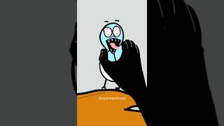 Bird screaming meme Animation Meme shorts [upl. by Alekahs907]