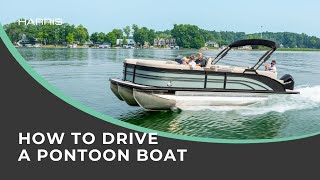 How to Drive a Pontoon Boat  Harris Pontoons [upl. by Meek]