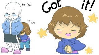 Frisk doesnt like Sans x Toriel【Undertale Animation】Undertale Comic dubs [upl. by Arikal3]